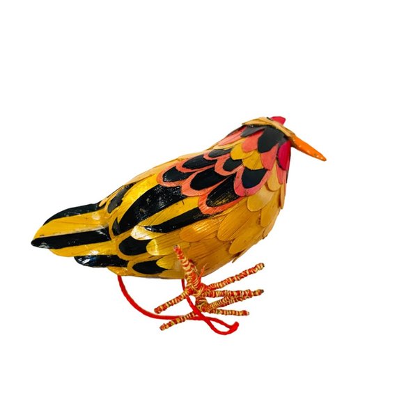 Adorable vintage wheatstraw Chicken Christmas ornament - Picture 3 of 4